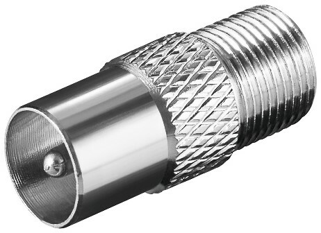 Adapter buchse auf - f-buchse,