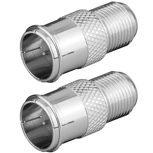 Stecker quick f buchse - 2x, f-buchse