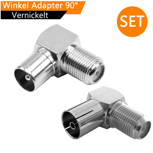 Winkel adapter set - adapter, f