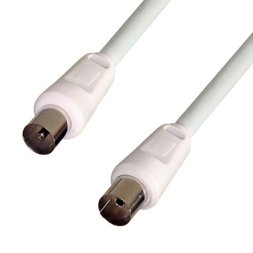 Antennen kabel weiß - weiß, 75db