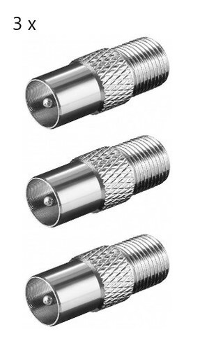 Adapter buchse auf - 3x,