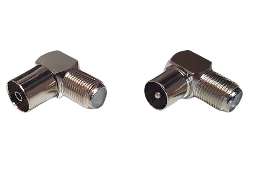 Adapter set buchse - f-buchse, >