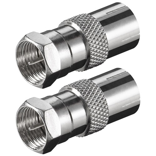 Stecker iec buchse koax - 2x,